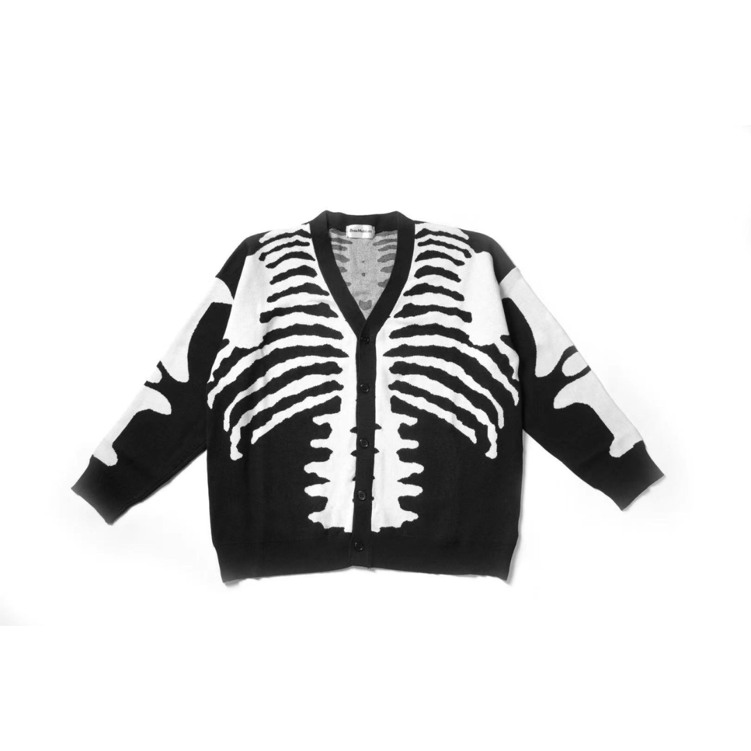 【タレ様】DAIRIKU Letter Skeleton Cardigan タレ様】DAIRIKU Letter Skeleton Cardigan